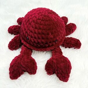 Handmade Crochet Amigurumi Plushie Crab